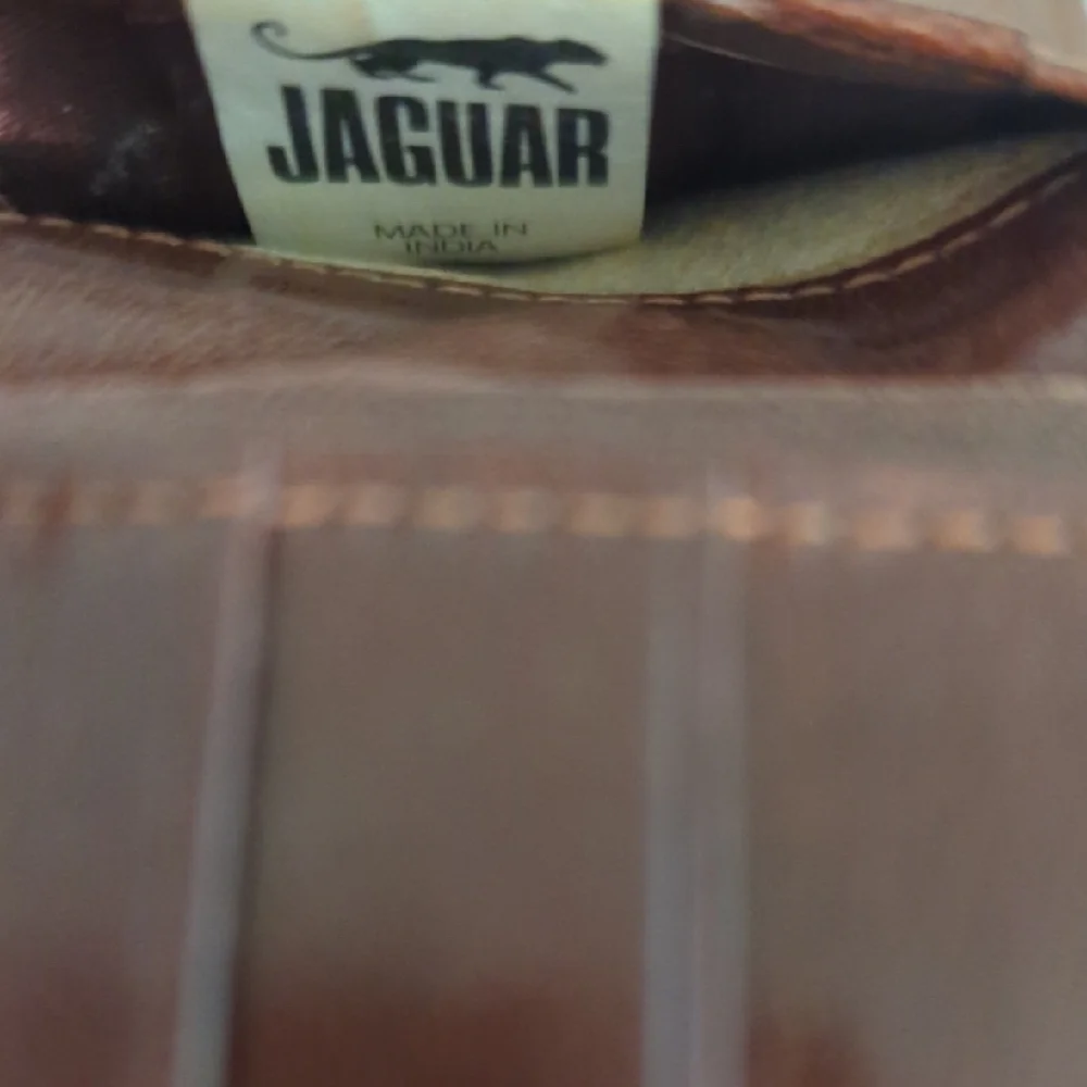 Jaguar Brown Genuine Leather Wallet